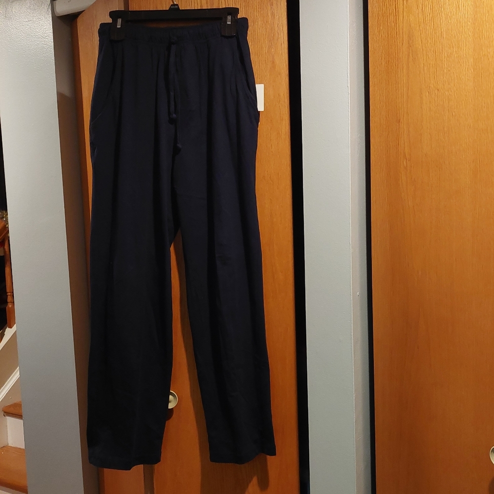 Mens Navy Blue Croft & Barrow Sleepware Pants  Size Small